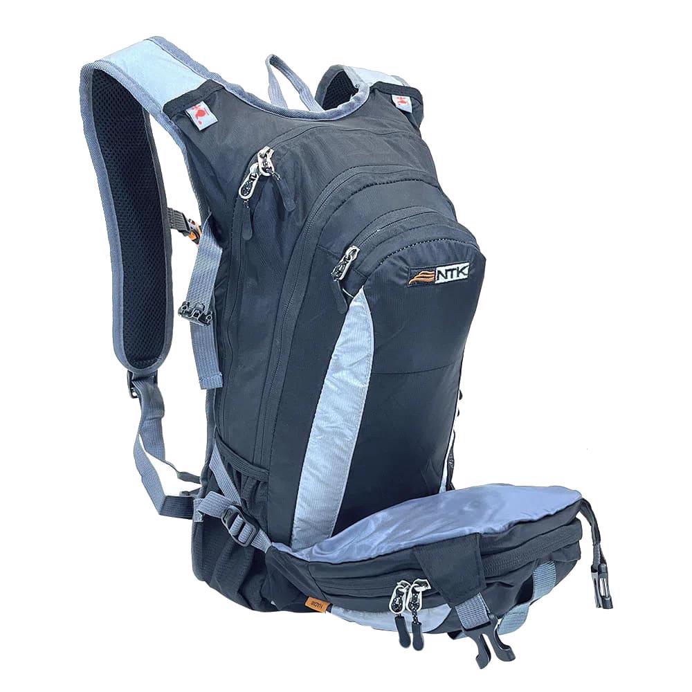 Mochila Daypack 20L Uso Diário Naomi Preto Cinza NAUTIKA | Shopee