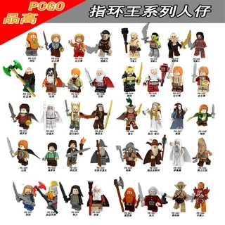 O Senhor Dos Anéis Série Hobbits Frodo Baggins Minifigures Building Blocks Figuras De Brinquedos