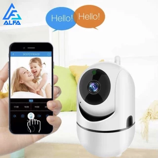Camera Ip Wifi Giratória Estilo Babá Eletrônica Com Visão Noturna e Alerta De Movimento Para Bebê, Animal De Estimação, Idoso