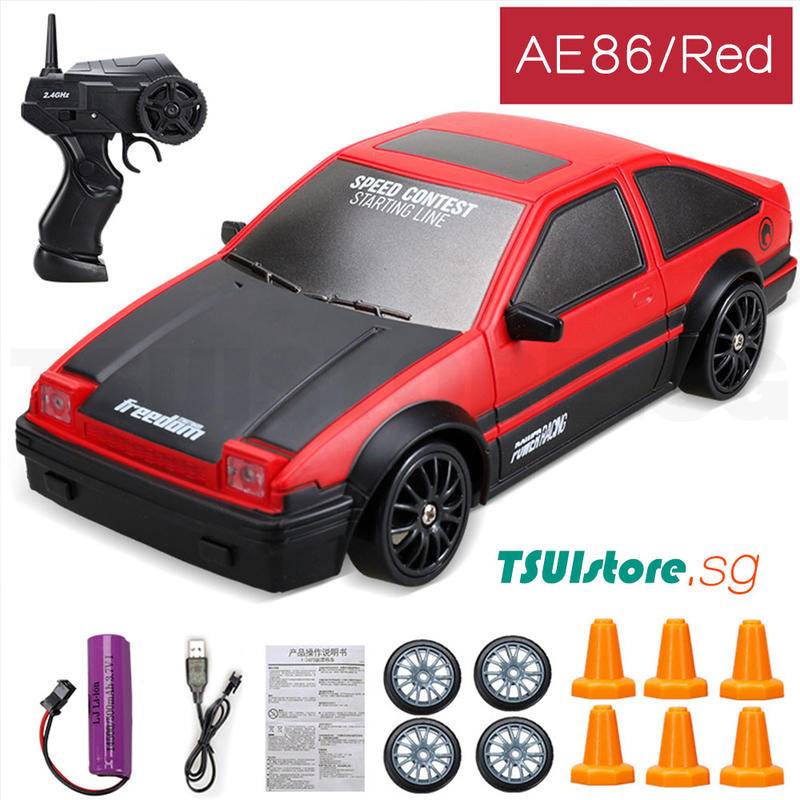 4WD RC Drift Carro De Brinquedo De Controle Remoto 2.4GHz 15km/h