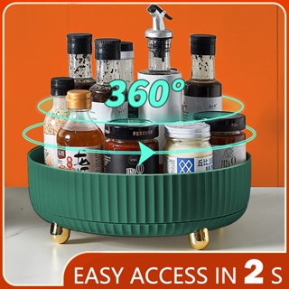 Porta Especiarias Multifuncional Rotativo De 360 Graus Para Prateleiras De Cozinha .