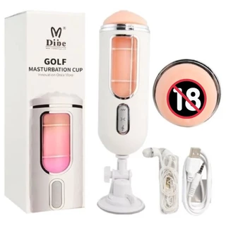 Masturbador Lanterna Recarregável Golf Dibe Maquina de Sexo Mega Import Sex shop