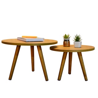 Mesa De Centro Retro Para Sala De Estar Decorativa Madeira