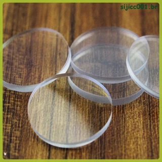 20 Pcs Calços Plásticos De Borracha Transparente Pára-Choques De Vidro Não Gel Mesa De Café