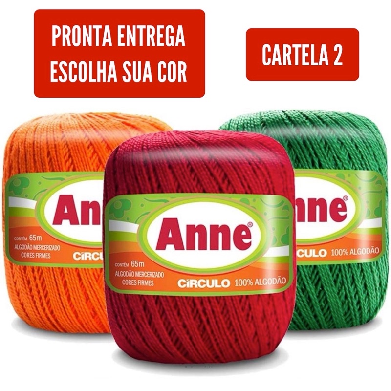 Linha Anne Circulo 500 Metros - CARTELA 1 | Shopee Brasil