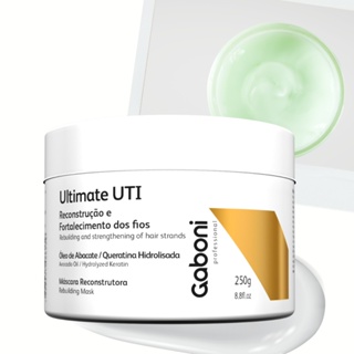 Máscara Creme de Reconstrução Intensa Ultimate UTI 250g Gaboni Professional