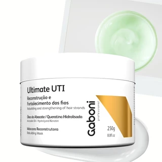 Máscara Creme de Reconstrução Intensa Ultimate UTI 250g Gaboni Professional