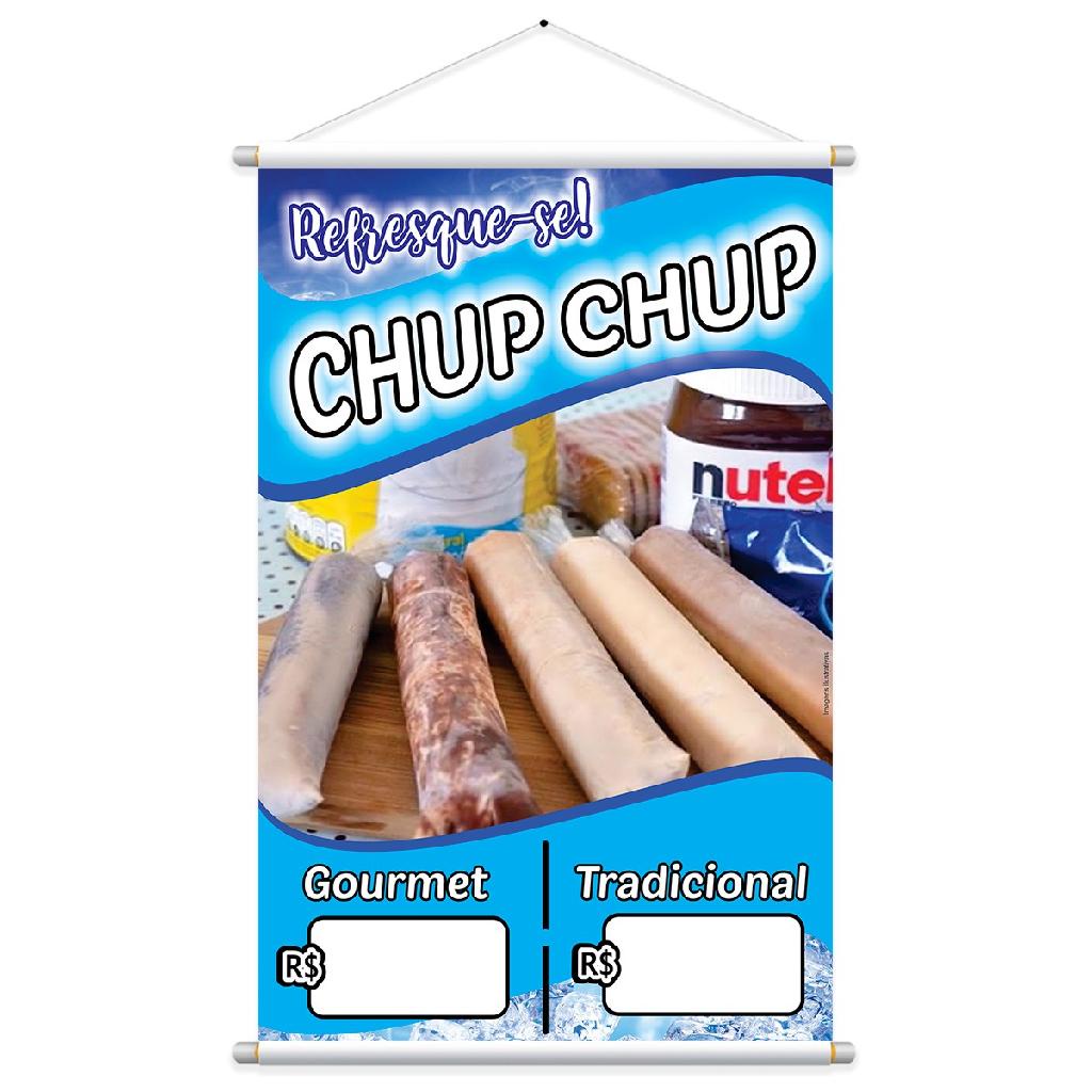 Banner Lona Temos Chup Chup Geladinho Preço Editável 60x90 | Shopee Brasil