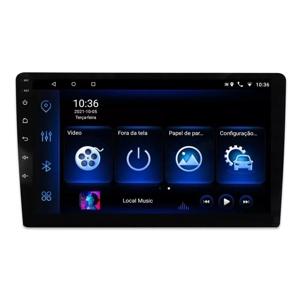 Central Multimidia Universal Slim 10p Android 11.0 Wifi 6314