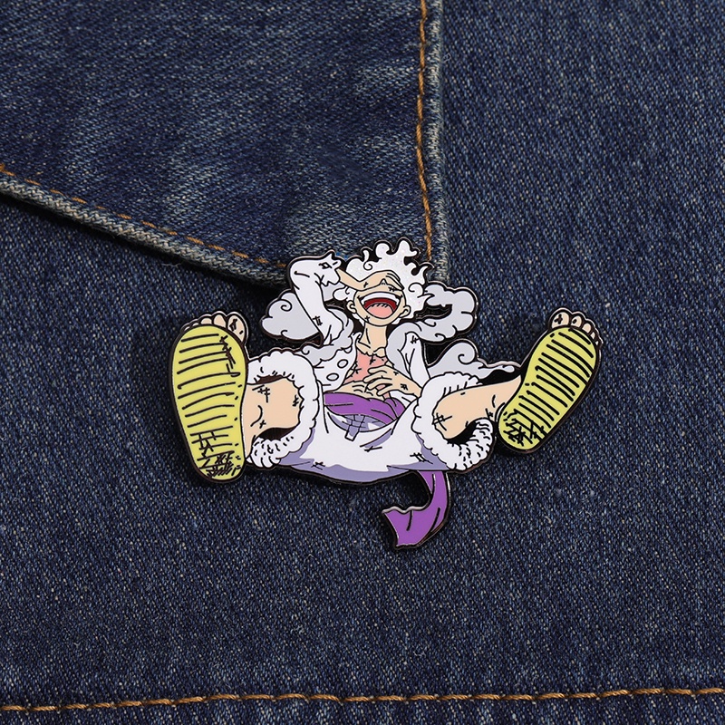 Alfinetes De Esmalte One Piece Hard Luffy Brochura Cartoon Anime Pin Lapela Crachá Jóias Acessórios Presente Para Amigos