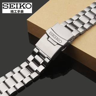 SEIKO Seiko No. 5 pulseira de aço com fita padi aço inoxidável fivela de seguro duplo SNKM85J1 pulseira de relógio mecânico sólido