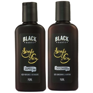 Kit Barba Shampoo + Condicionador Single Ron 140mL Black Barts