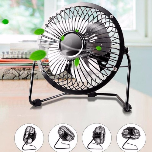 Mini Ventilador Usb De Mesa Premium Potente E Silencioso