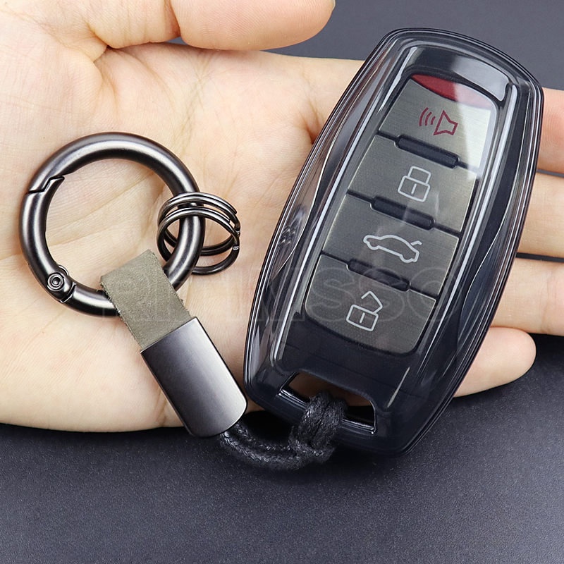 Leather Car Key Case for Haval H6 M6 Plus H2s F7 H9 H6 2022 Poer