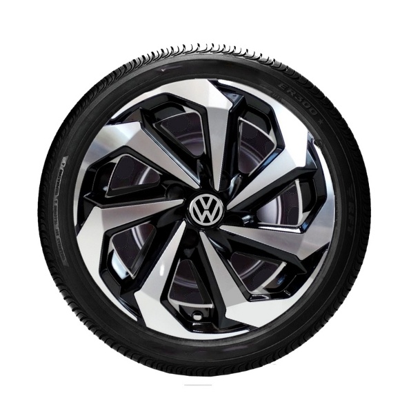 Jogo de Roda Volkswagen Aro 17 T-cross Fox Virtus Polo - Novo Mundo Pneus -  Rodas Automotivas