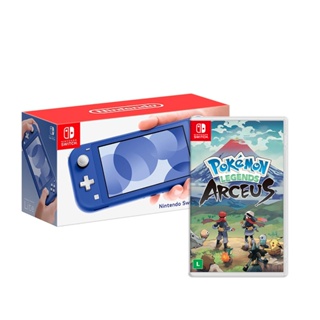 Console Nintendo Switch Lite Azul + Jogo Pokémon Legends: Arceus