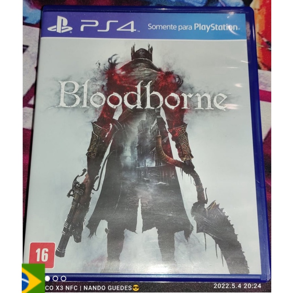 Jogo Bloodborne P s 4 Mídia Física, Play Funcionando 100%.