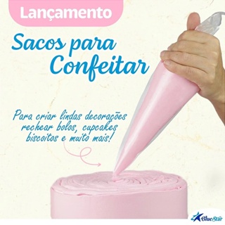 Saco de Confeitar Descartável Grande 40cm – 5 unidades – Cake Brasil -  Fescopan