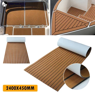 QUENNA 2.4M Piso De Espuma EVA Auto-Adesivo Para Barco Teca Iate Com Listras Tapete De L6T9
