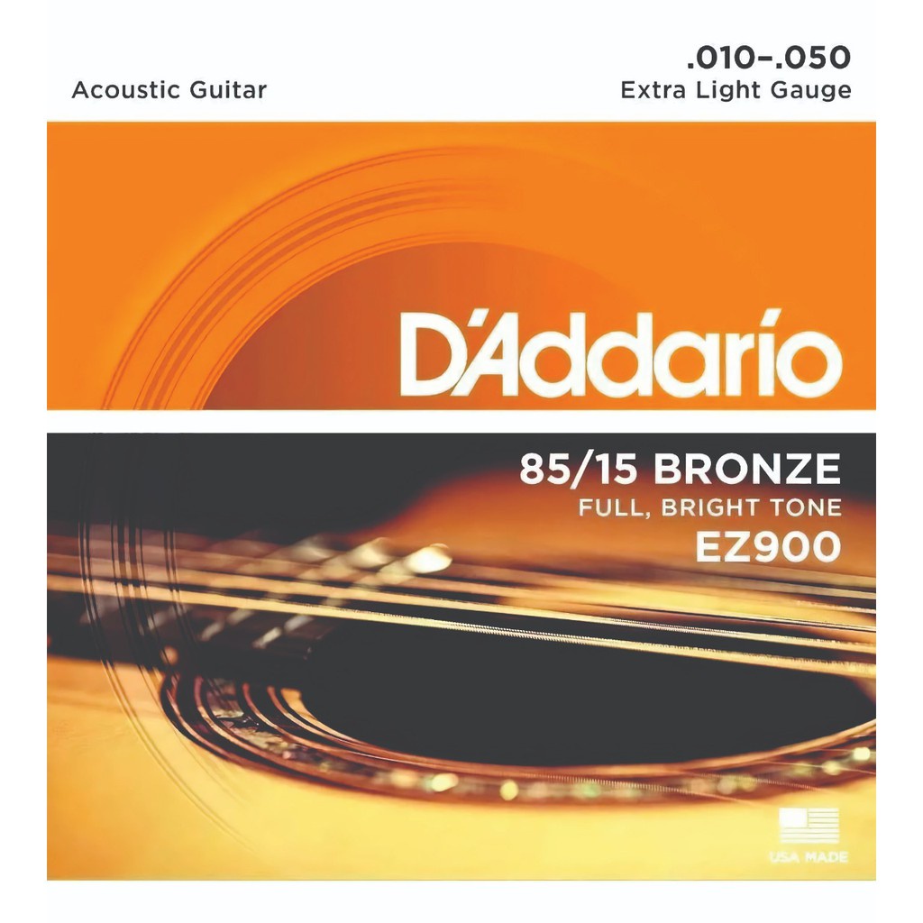 Daddario Cordas De Aço Para Violão EZ890 EZ900 EZ910/Viola
