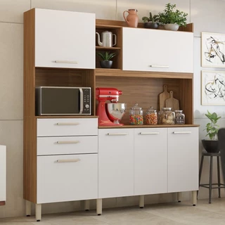 Kit Cozinha Demóbile Select 6 Portas e 2 Gavetas