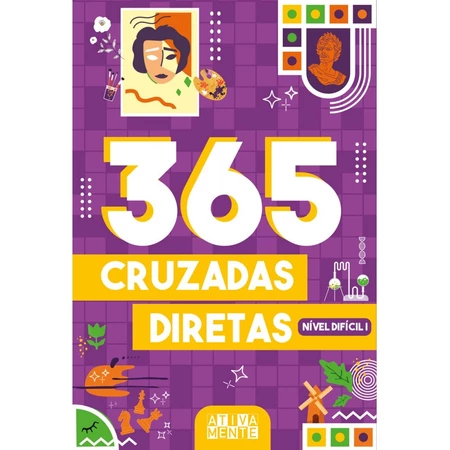 Livro 365 cruzadas diretas nível difícil I
