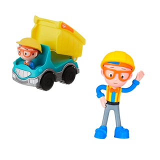 Kit Blippi - Boneco Construction + Caminhão de Descarga