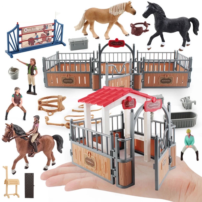 TOYANDONA Cavalo Appaloosa Cavalo De Brinquedo Realista Cavalo De Simulação  De Brinquedo Figura Do Cavalo Recheio De De Páscoa Brinquedos De Animais