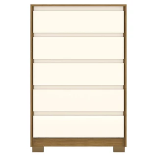 Cômoda Henn D738 Andria Em MDP 5 Gavetas 129x84x48cm