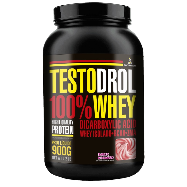 Whey Protein Isolado e Concentrado – Blend 100% Testodrol – 900g