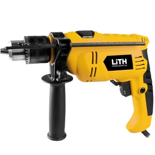 Furadeira de Impacto 220V Mandril 1/2" Polegadas 550W Variável Reversível 3000rpm - Lith