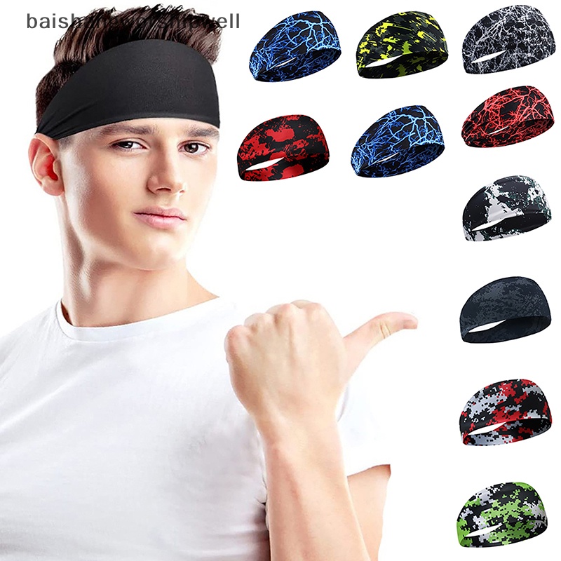 Elastic Sports Headband para homens e mulheres, Stretch Yoga Hairband, Gym  Head Bands, Fitness e Basquete