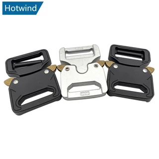 【 HW 】 Metal Fivela De Liberação Rápida Cinto Tático Conjunto De Fivelas De Zinco Macho Prata Fecho Ajustável G2Q9
