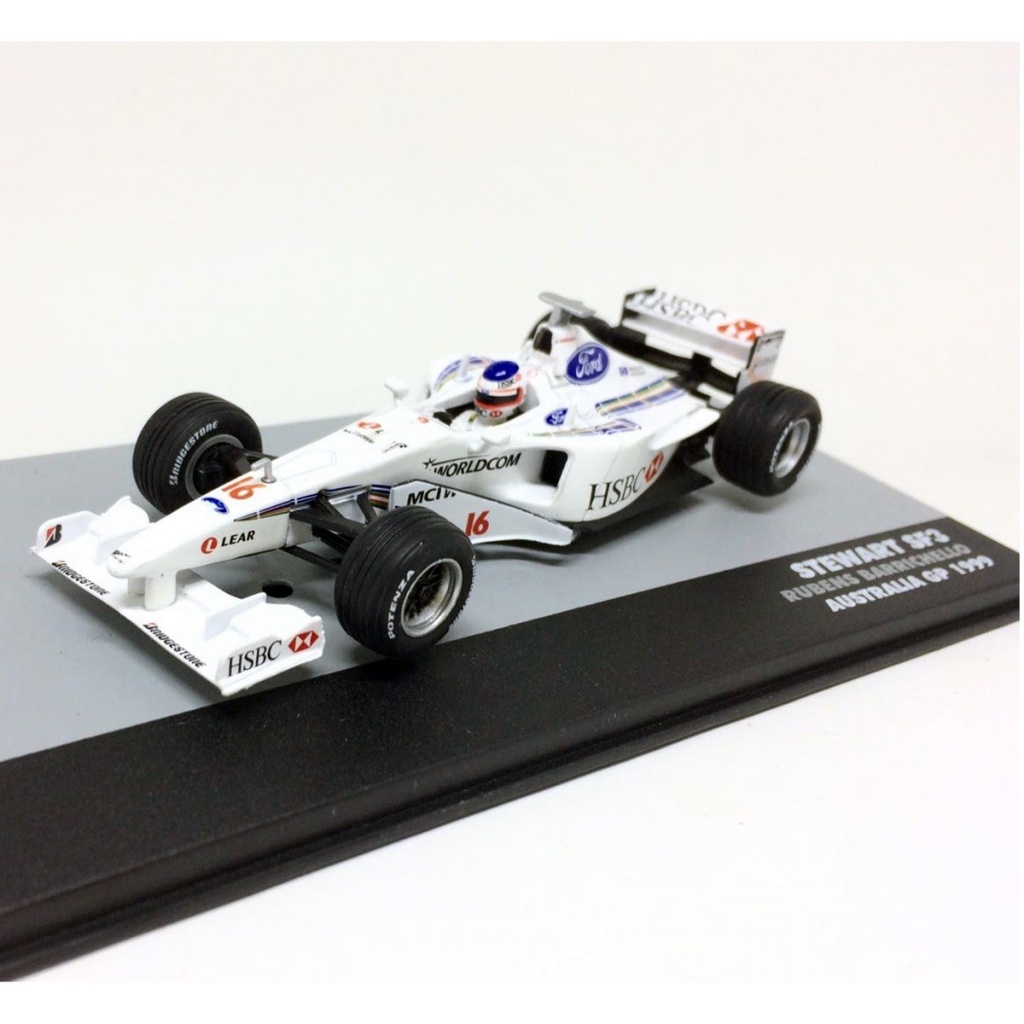 Miniatura Fórmula 1 Stewart SF3 - #16 Rubens Barrichello - Australia GP (1999) - 1:43 - Ixo