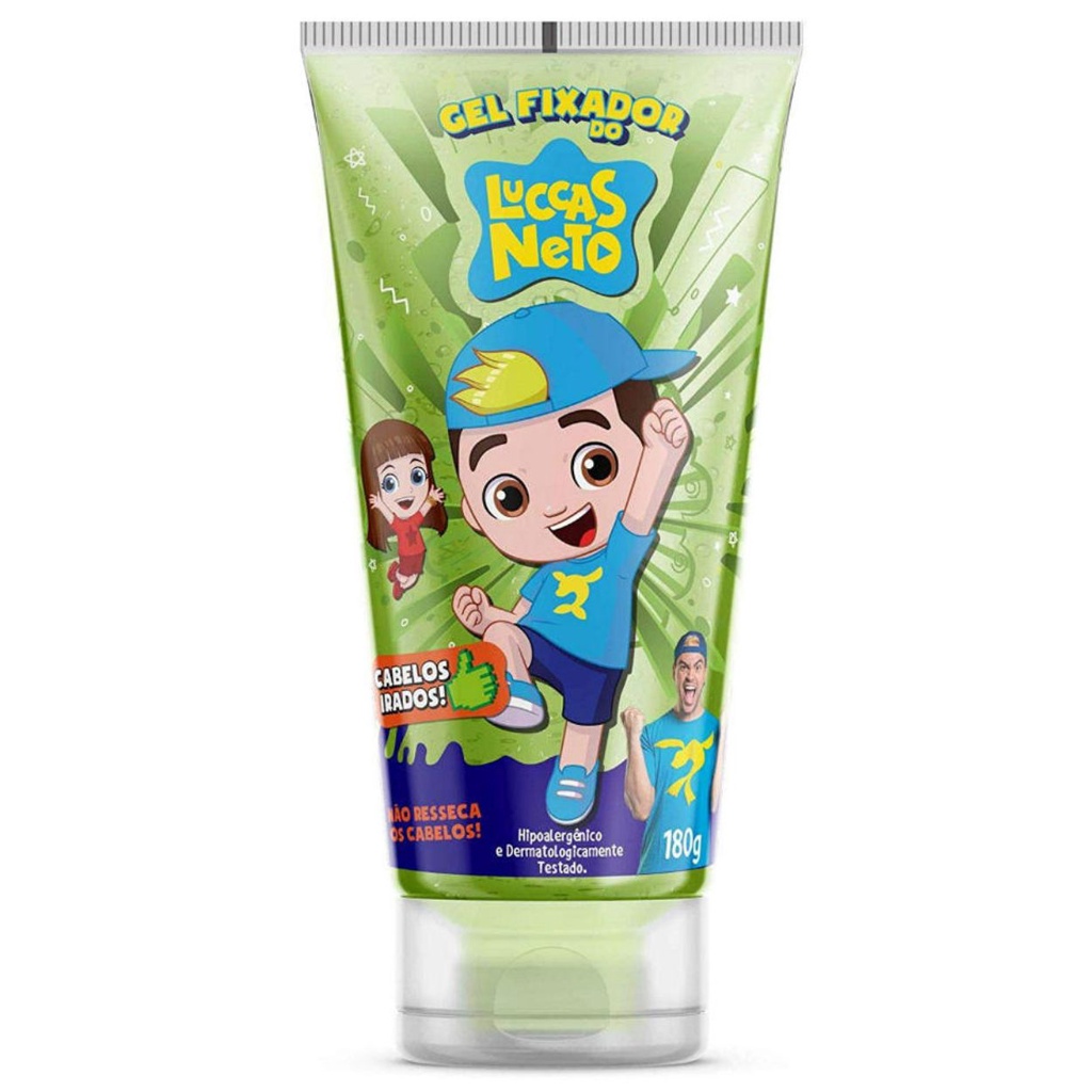 Gel Fixador Cabelo Luccas Neto Kids 180g | Shopee Brasil