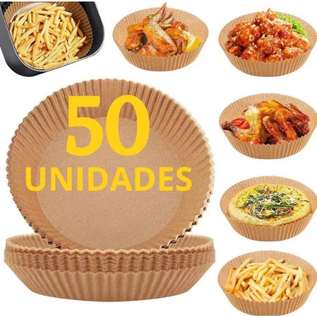 Papel antiaderente para molde de fritadeira descartável