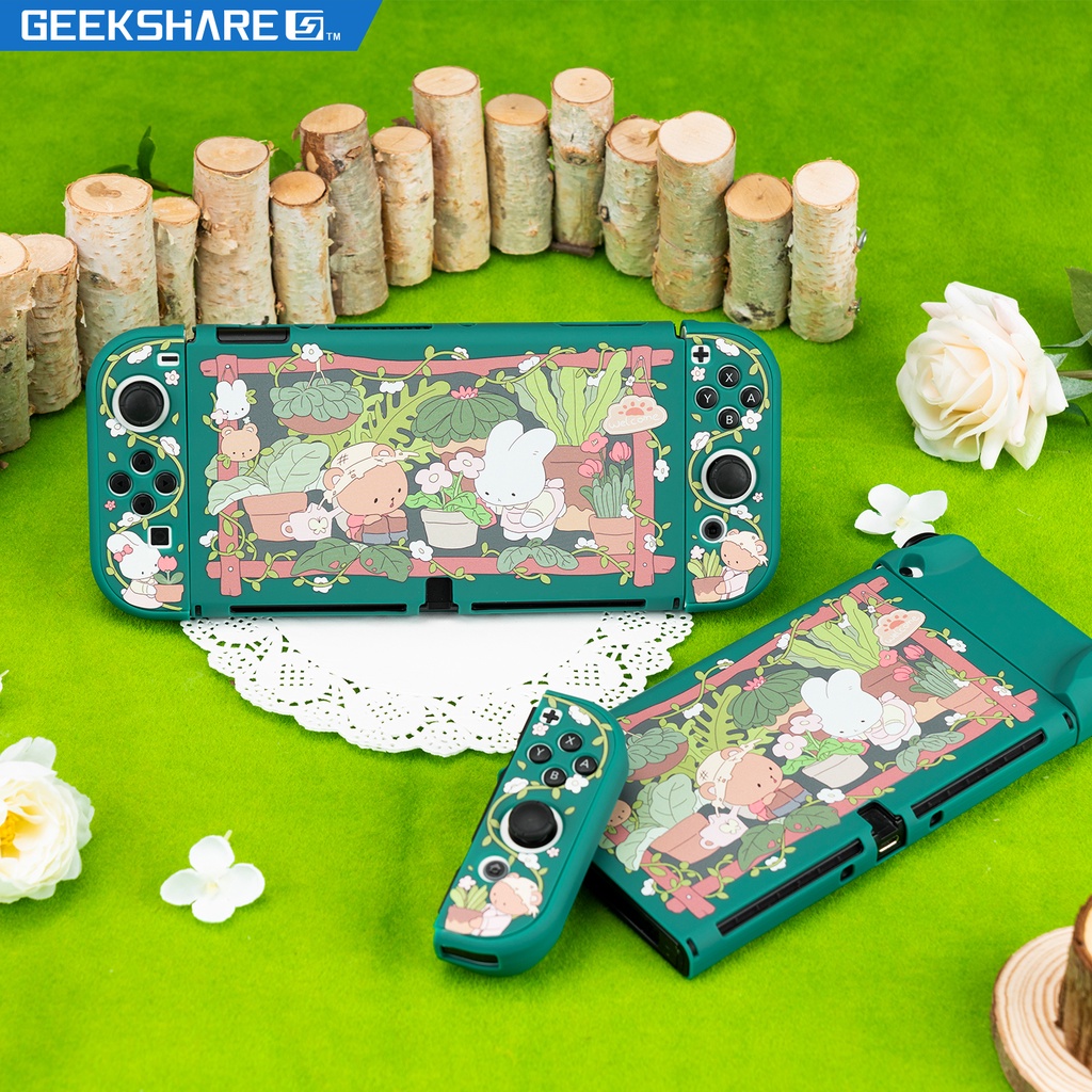 Geekshare Split All-pack Estojo Protetor Rígido Para Nintendo Switch OLED