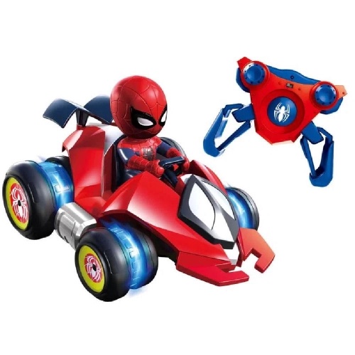 Carro de Controle Remoto Recarregável Spider-Man Tracker Truck