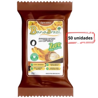 Bananinha Tradicional com Cupuaçu Zero Açúcares 50 Unidades