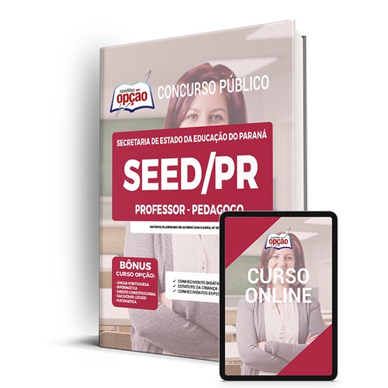 Apostila SEED-PR 2023 - Professor - Pedagogo | Shopee Brasil