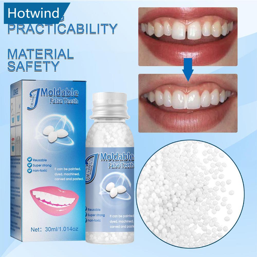 【 HW 】 Moldable Dentadura Goma De Restauração Temporária Dentes Papel De Maquiagem Moldável Falsos Cuidados Dentários L3W2