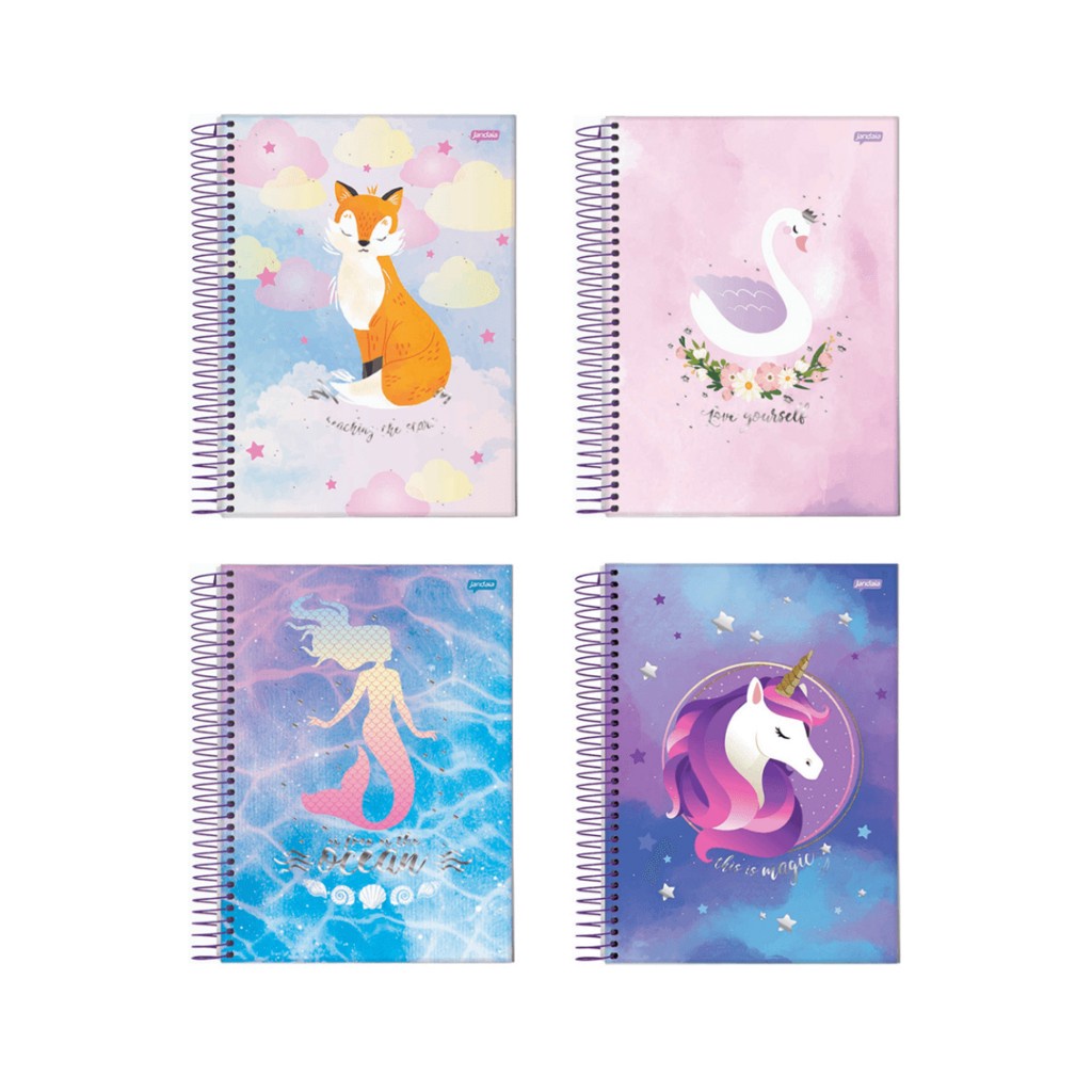 Caderno Universitário Jandaia Dream 10 Matérias 160 Fls 200mm X 275mm Shopee Brasil 9430