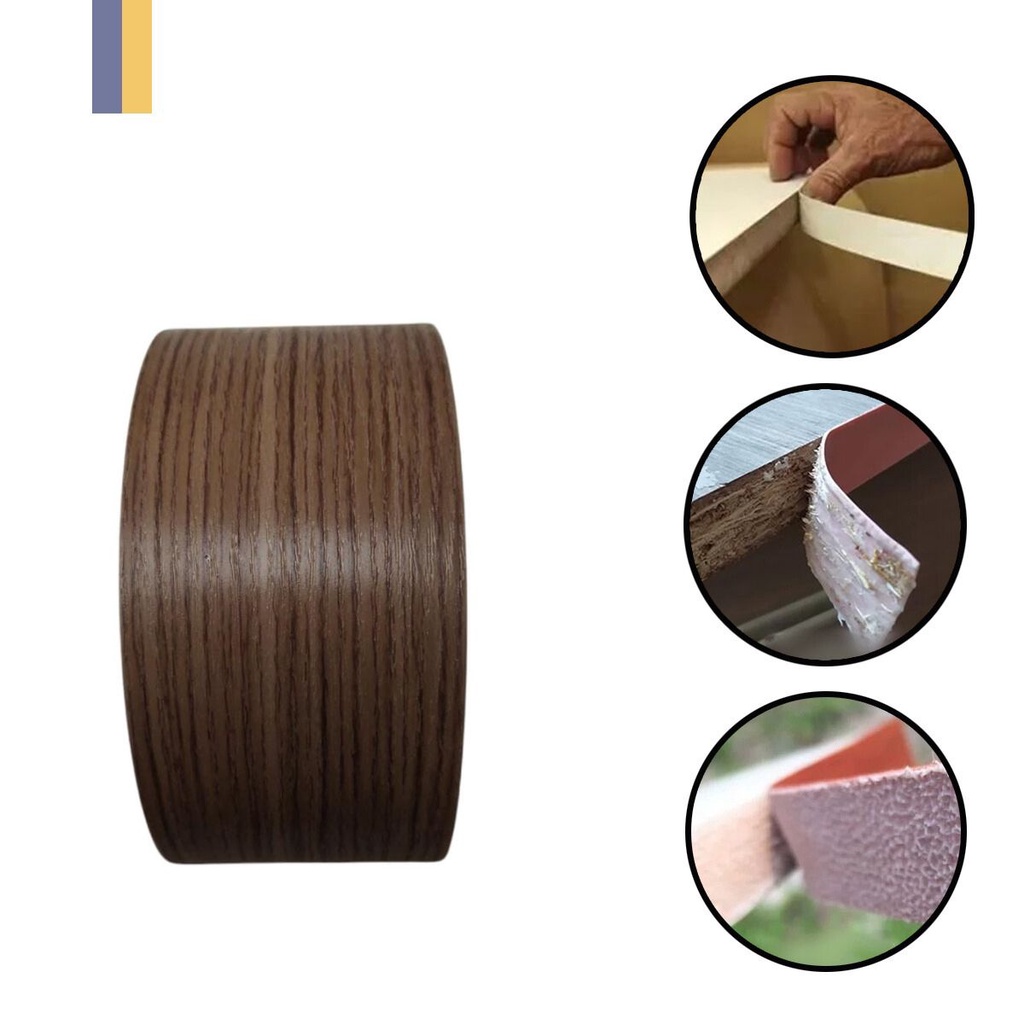 Fita De Borda Para Mdf Carvalho Munique Duratex 40mm x 5m Acabamento Moveis