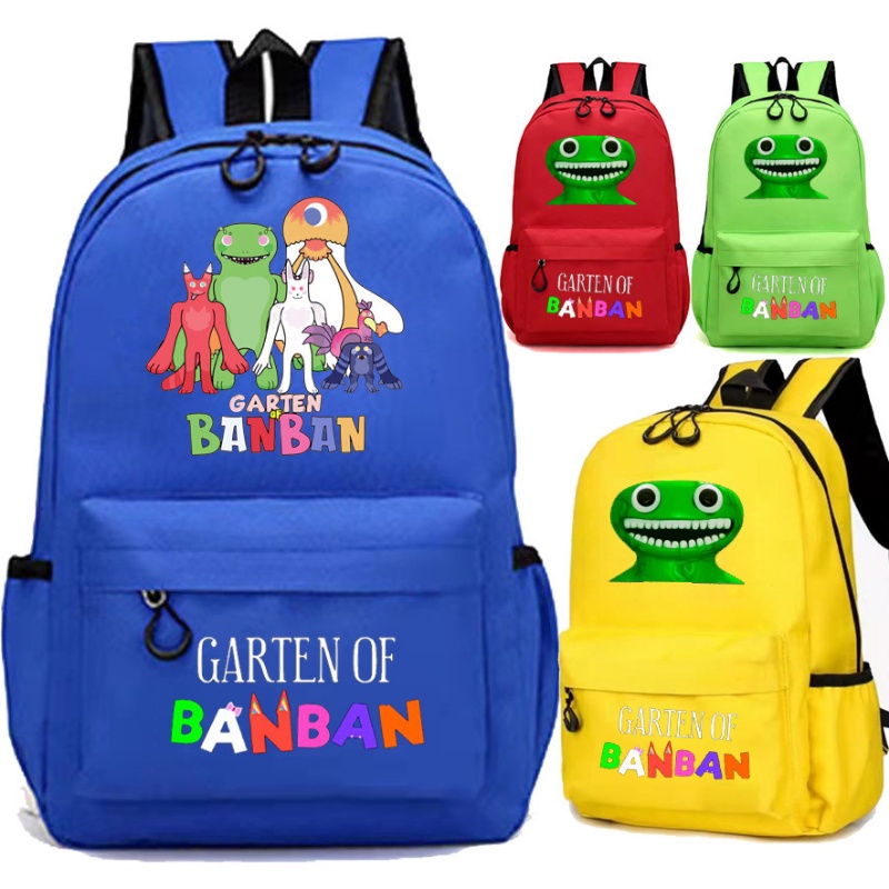 Garten Of Banban Jogo de Horror Mochila Crianças Meninos Meninas Cartoon  Escola Bag Viagem Ombro Mochila