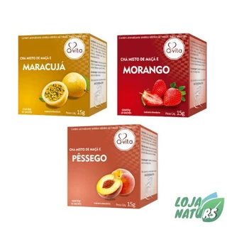 KIT 3 Unidades CHÁ 10 - Caixinha com 10 sachês - Q-Vita