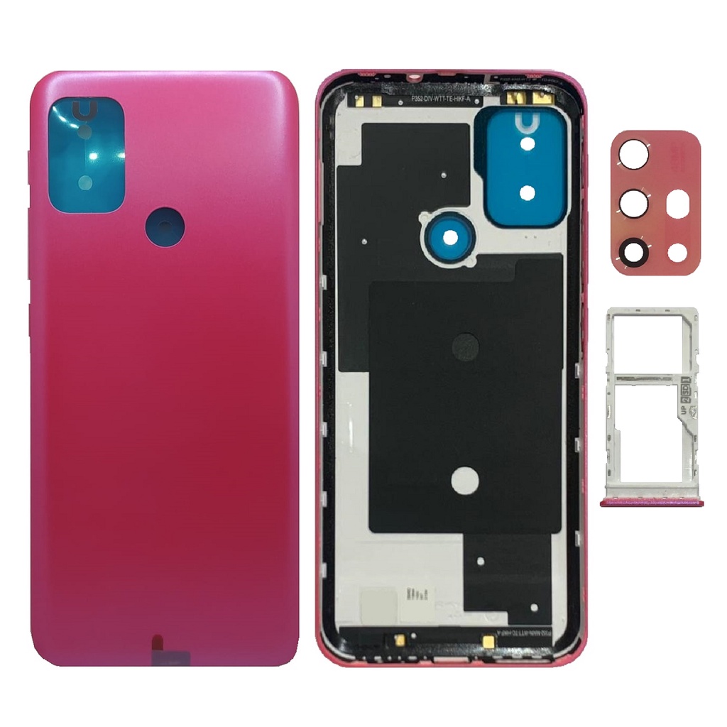 Tampa Traseira Botao Lente Gaveta Compativel Moto G20 Xt2128