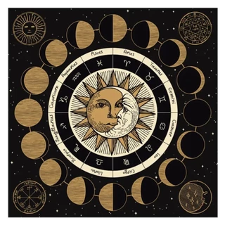 Toalha De Mesa Para Tarô Pano Para Altar Esotérico Decoração