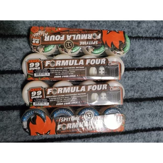 Estoque De Limpeza Roda De Skate Spitfire 52mm 53mm 54mm 101duro/99DURO P76G [4PCS] SPITFIRE F4 Rodas De Skate Conjunto Profissional Acessórios Rocker Quatro