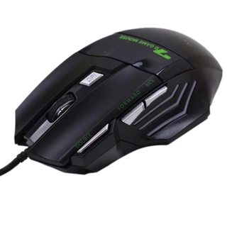 Mouse Gamer Aoas Gaming K90 RGB com 7 Botões 3200dpi Ergonômico com fio USB