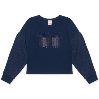 Blusa Infantil Menina Laise Manga Longa Marisol